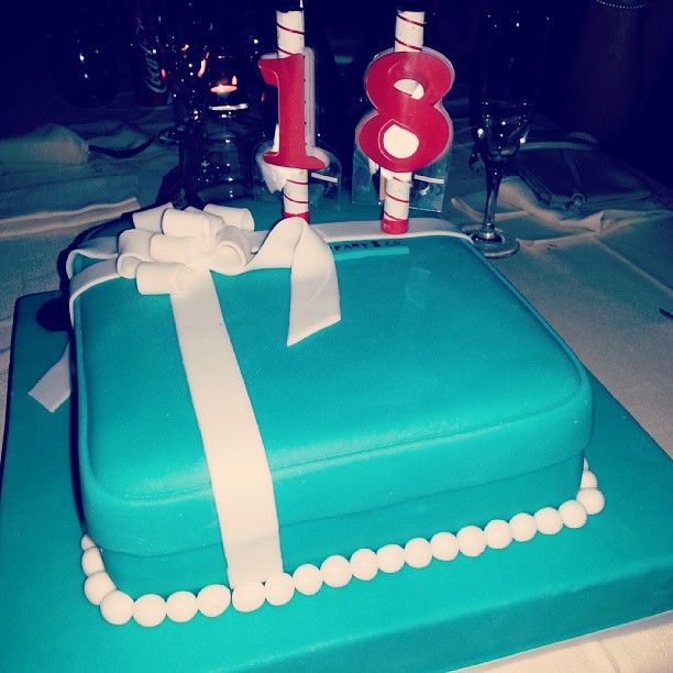 Torta tema Tiffany